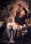 ROELAS, Juan de las Vision of St Bernard oil painting on canvas